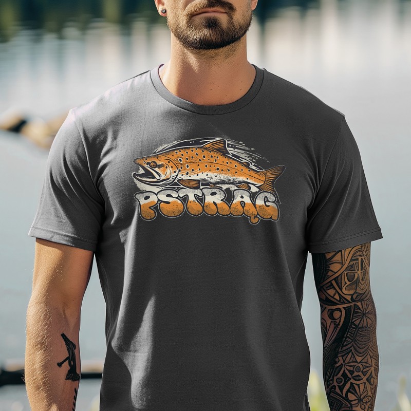 Koszulka męska | PSTRĄG Retro